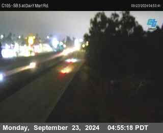 SB 5 at Dairy Mart Rd.