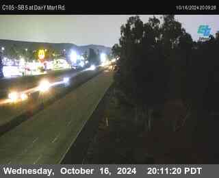 SB 5 at Dairy Mart Rd.