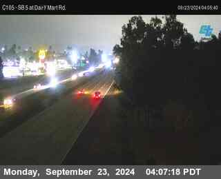 SB 5 at Dairy Mart Rd.