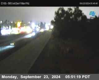 SB 5 at Dairy Mart Rd.