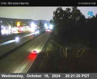 SB 5 at Dairy Mart Rd.