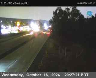 SB 5 at Dairy Mart Rd.