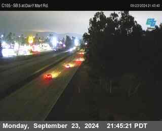 SB 5 at Dairy Mart Rd.