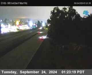 SB 5 at Dairy Mart Rd.