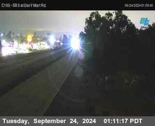 SB 5 at Dairy Mart Rd.