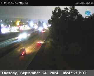 SB 5 at Dairy Mart Rd.