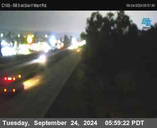 SB 5 at Dairy Mart Rd.