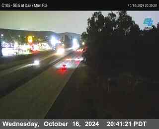 SB 5 at Dairy Mart Rd.