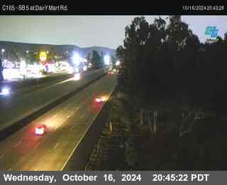 SB 5 at Dairy Mart Rd.