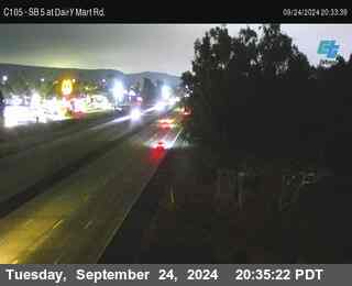 SB 5 at Dairy Mart Rd.