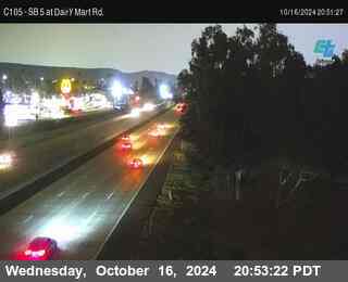 SB 5 at Dairy Mart Rd.