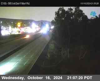 SB 5 at Dairy Mart Rd.