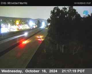 SB 5 at Dairy Mart Rd.