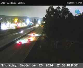 SB 5 at Dairy Mart Rd.