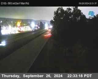 SB 5 at Dairy Mart Rd.