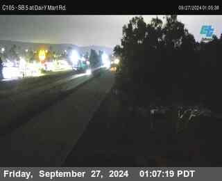 SB 5 at Dairy Mart Rd.