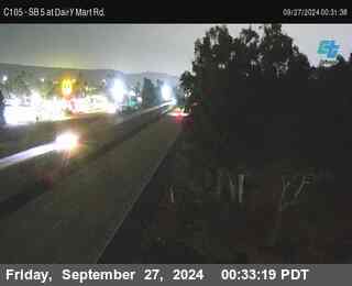 SB 5 at Dairy Mart Rd.