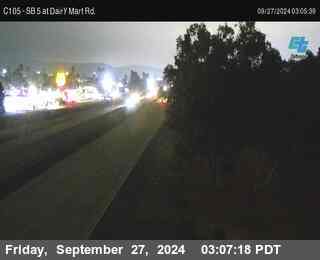 SB 5 at Dairy Mart Rd.