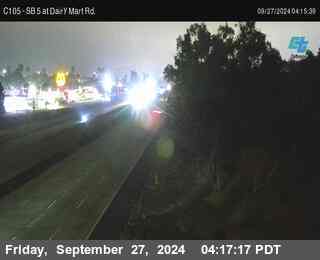 SB 5 at Dairy Mart Rd.