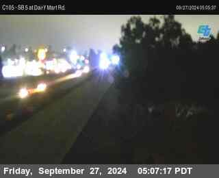 SB 5 at Dairy Mart Rd.