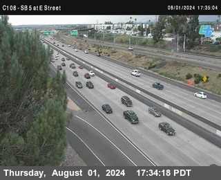 SB 5 at E St. (On Ramp)