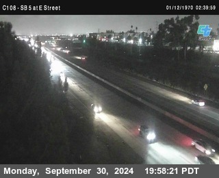 SB 5 at E St. (On Ramp)