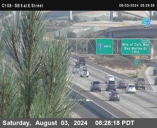 SB 5 at E St. (On Ramp)