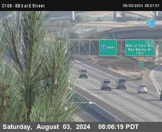 SB 5 at E St. (On Ramp)