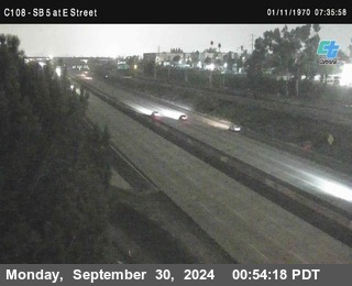 SB 5 at E St. (On Ramp)