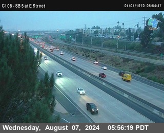 SB 5 at E St. (On Ramp)