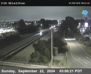 SB 5 at E St. (On Ramp)