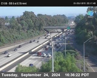 SB 5 at E St. (On Ramp)