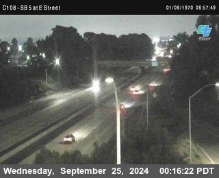 SB 5 at E St. (On Ramp)