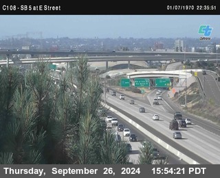 SB 5 at E St. (On Ramp)