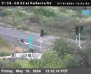 Timelapse image near (C109) SR-52 : Regents Road UC, San Diego 0 minutes ago