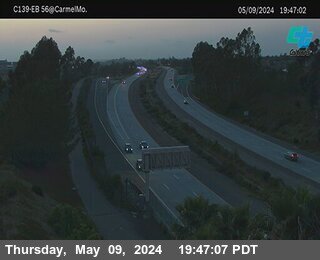 Timelapse image near (C139) SR-56 : Carmel Mountain Road, San Diego 0 minutes ago