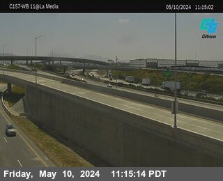 Timelapse image near (C157) I-905 : SR-11 at La Media OFR_B, San Diego 0 minutes ago