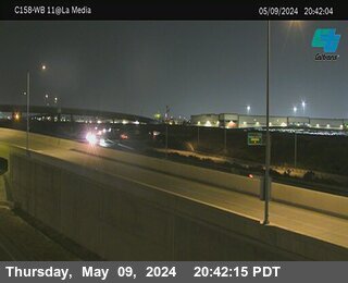 Timelapse image near (C158) I-905 : SR-11 at La Media OFR_T, San Diego 0 minutes ago
