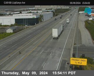 Timelapse image near (C160) I-905 : Sanyo Avenue 2, San Diego 0 minutes ago