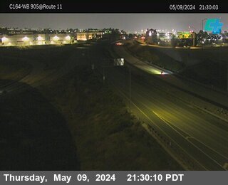 Timelapse image near (C164) I-905 : SR-11 2, San Diego 0 minutes ago