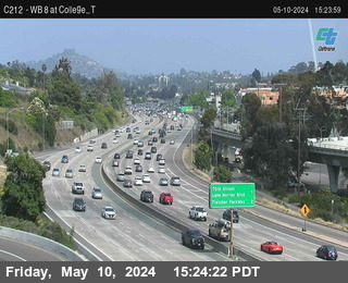 Timelapse image near (C212) WB 8 : College B, San Diego 0 minutes ago
