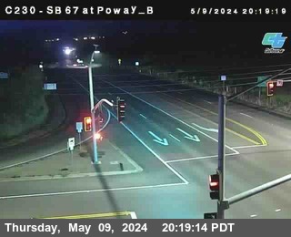 Timelapse image near (C230) SR-67: Poway Rd_Bottom, Poway 0 minutes ago