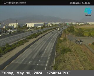 Timelapse image near (C246) I-905 : West of Britannia Road, San Diego 0 minutes ago