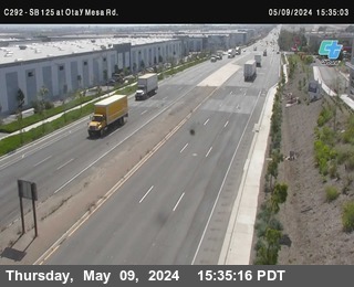 Timelapse image near (C292) SB 125: at Otay Mesa Rd., San Diego 0 minutes ago