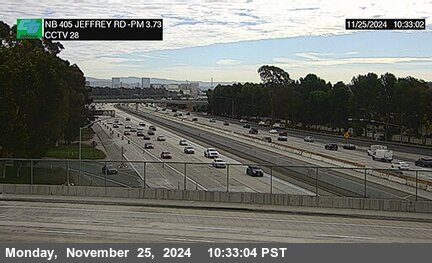 CalTrans Real Time Traffic Cameras - California Highway I-405