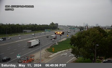 Timelapse image near I-5 : Jeffrey Park and Ride, Irvine 0 minutes ago