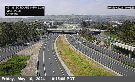 Timelapse image near SR-133 : I-5, Irvine 0 minutes ago
