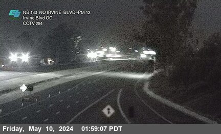 Timelapse image near SR-133 : North of Irvine Boulevard Overcross, Irvine 0 minutes ago
