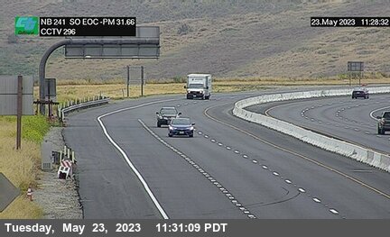 Traffic Cam SR-241 : 1400 Meters North of North Culver Drive
 - North
