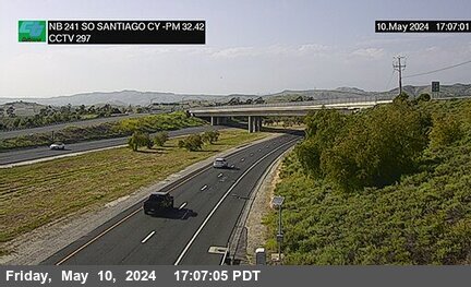 Timelapse image near SR-241 : 230 Meters South of Santiago Canyon Road Overcross, Irvine 0 minutes ago